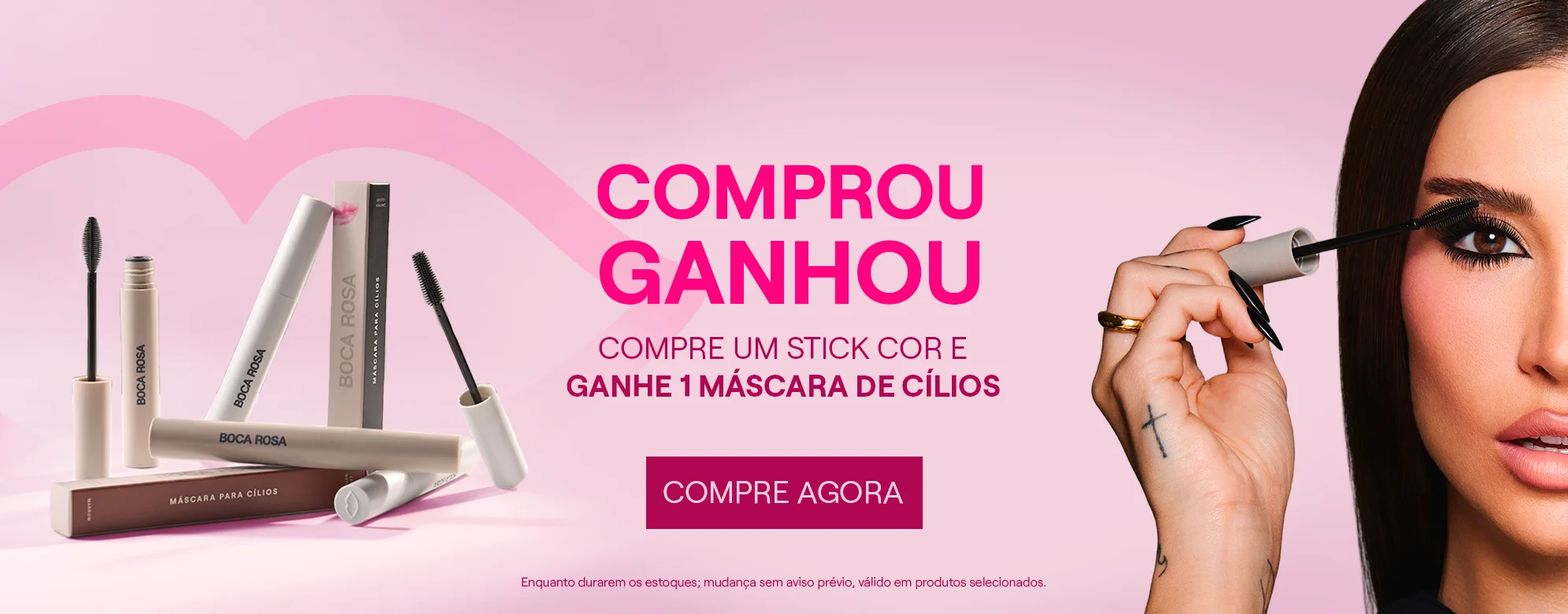 Comprou, ganhou: compre um Stick Cor e ganhe uma máscara de cílios